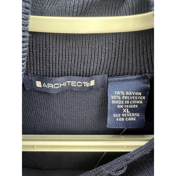 Architect Womens Sweater Size XL Peacoat Navy Blue Turtleneck Pullover NWTs - Picture 4 of 11